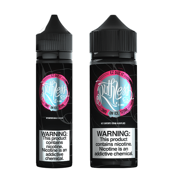 Shop Ruthless Ez Duz It On Ice E-liquid - 60mL